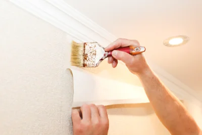 Pose de papier peint à Chavanat — revêtements muraux et toiles de verre